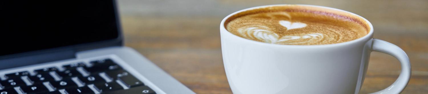 Coffee and computer