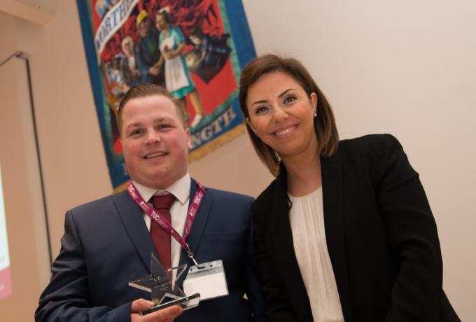 Port worker Ashley wins TUC Northern ULR award