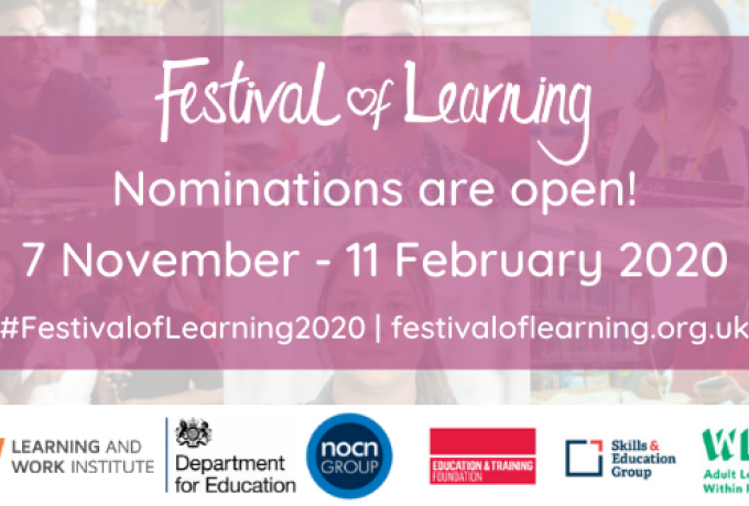 Festival of Learning - final call for nominations