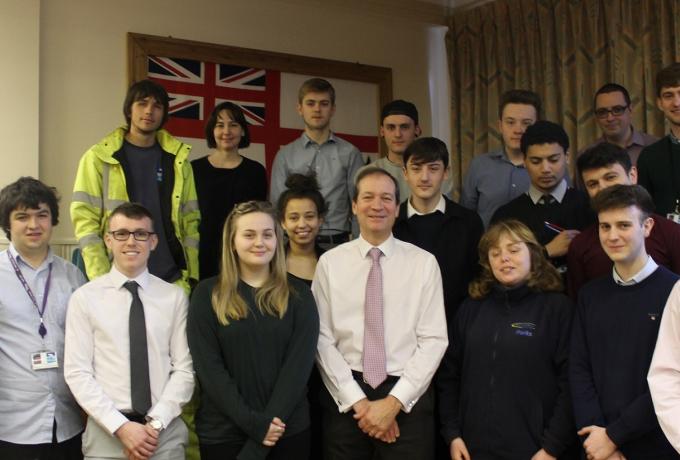 Council’s Chief Executive Meets with Apprentices for NAW2019