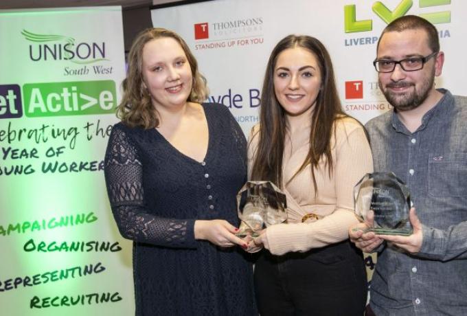 Dorset Apprentices win Regional Award at UNISON ceremony